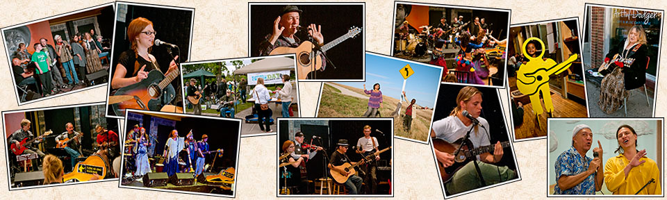 Blue Sky collage of activities